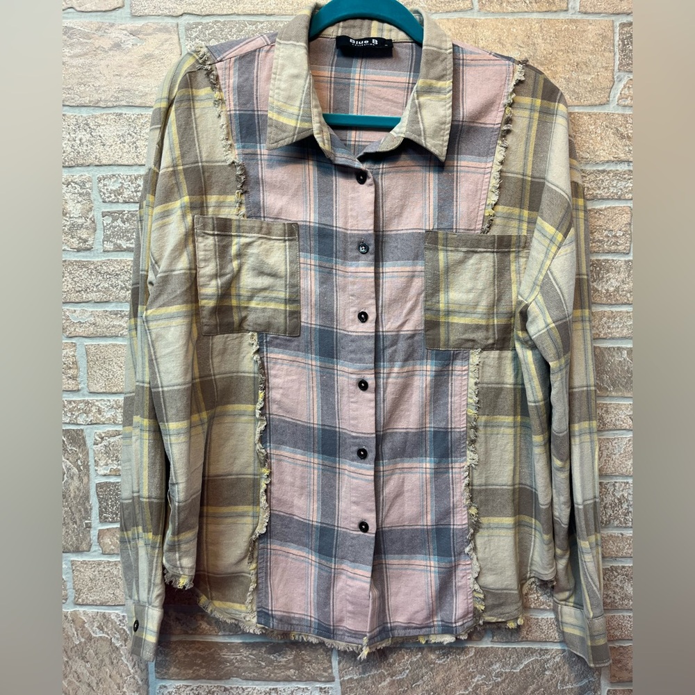 Multicolored Flannel ButtonUp